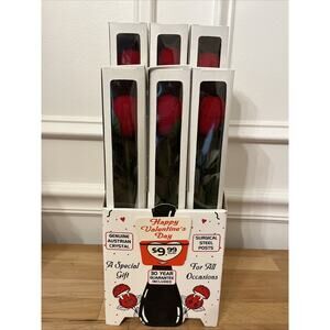 Vintage Rose Flower Jewelry Holder Australian Crystal Jewelry Included Valentine